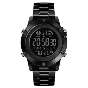 SKMEI-Reloj de pulsera Digital para hombre, cronógrafo de lujo, resistente al agua, color negro, 1500