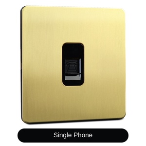 Interruptor de pared eléctrico Retro Vintage, interruptor de palanca de latón, interruptor de luz de panel de acero inoxidable - Product Image 3