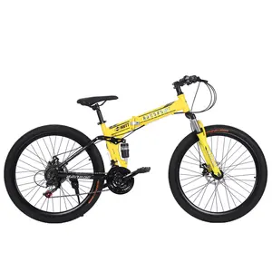 Online Shop Wholesale Eco friendly Factory 26 Folding Mountain Bike 21 Speed bicycle For Man women mountain bike