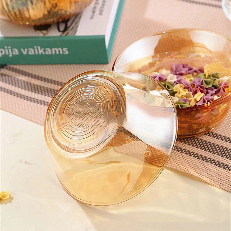 3 Piece Glass Bowl Set - High-Temperature Resistant Glass