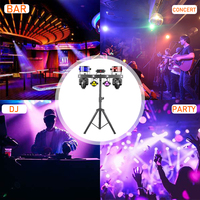Système d'éclairage DJ portable Marslite Gig Party Bar Move avec support, éclairage de scène disco, éclairage de bar DJ, Gig bar 2