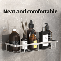 Accessoires pour la maison multi-styles chauds sans perçage carré étagère de douche caddy organisateur salle de bain étagères de rangement d'angle