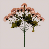 Bouquet de 13 œillets en soie faits main sur mesure, 48 cm, style européen, fleurs artificielles pour mariage et décoration intérieure, arrangements personnalisés