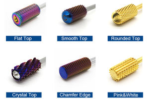 Đầu mài móng kim loại 4XC mới nhất, mũi khoan cắt da, mũi khoan móng tay bằng cacbua tungsten pha lê dùng cho làm móng - Product Image 6