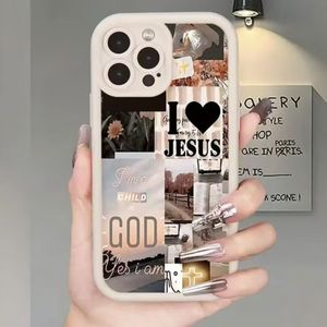 Schokbestendig Jezus Kruis Liefde Hart Tpu Telefoonhoesje Voor Iphone 7 8 X Xr Xs 11 12 13 14 15 16 17 Promax Air - Product Image 6