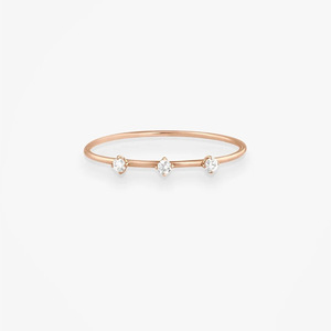 Nuovi Anelli Impilabili Regolabili alla Moda con Diamanti, Design Geometrico Retrò, Anello con Zirconi Cubici - Product Image 3