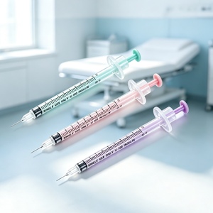 Seringues à insuline stériles EO 0,3/0,5/1 ml, <span class=keywords><strong>aiguille</strong></span> <span class=keywords><strong>31G</strong></span>, classe II CE, emballage blister, prix usine OEM - Product Image 1