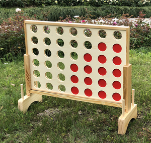 Bảng Hàng Đầu Cổ Điển Thông Minh Kích Thước Khổng Lồ Bằng Gỗ Kết Nối 4 Trong Nhà Và Ngoài Trời Trò Chơi Bốn Trong Một Hàng - Product Image 5