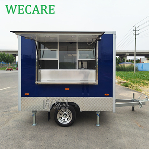 Wecare Mobiele Koffiebar Aanhangwagen Volledig Uitgeruste Kleine Hotdog Ijskar Concessie Aanhangwagen Food Truck Met Volledige Keuken - Product Image 1