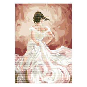 Peinture par numéros de <span class=keywords><strong>femme</strong></span> en robe blanche personnalisée DIY <span class=keywords><strong>Photo</strong></span> de mariage pour la décoration de la chambre - Product Image 1