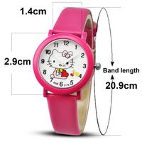 Montre-bracelet numérique à quartz pour enfants, motif Hello Kitty, en alliage, avec bracelet en silicone, mignonne et tendance