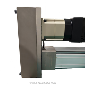Bibo LIND LDE80 Cylindre servo à piston à palier lisse sphérique à course longue de 600 mm pour installation de transition, corps en aluminium LI - Product Image 3