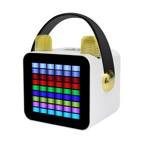 Machine de karaoké à écran <span class=keywords><strong>LED</strong></span> complet OEM Portable BT Speaker Outdoor Home Partybox Bass Karaoke Speaker avec microphone sans fil - Product Image 2