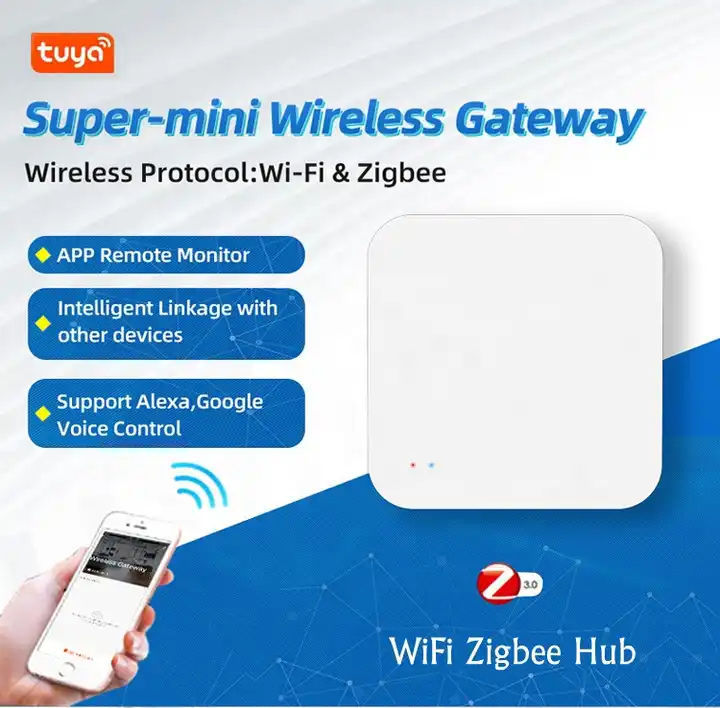2026 New Tuya Smart Life Wireless ZigBee Gateway Hub WiFi Blue-tooth Multi-Mode Smart Home Bridge · image 2