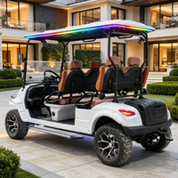 Voiture de golf électrique professionnelle 4 places au lithium 48V Rainbow en promotion – Chariot de golf tout-terrain 30-50 km/h 70-90 km d'autonomie