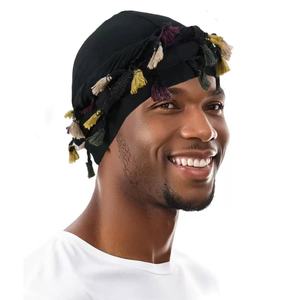 <span class=keywords><strong>Bonnet</strong></span> <span class=keywords><strong>Homme</strong></span> Doublé Pull-over Européen-Américain, Nouveau <span class=keywords><strong>Bonnet</strong></span> Croisé <span class=keywords><strong>avec</strong></span> Bord à Pompon, Coiffure Personnalisée, <span class=keywords><strong>Bonnet</strong></span> à Queue Torsadée - Product Image 1