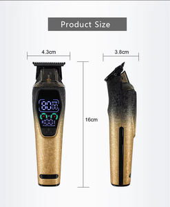 Recortadora de Pelo Inalámbrica Profesional, Carcasa de Aleación de Aluminio, Cuchillas de Acero Inoxidable, Batería de 2500 mAh, Diseño Degradado - Product Image 3