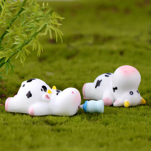 Figuras de Dibujos Animados, <span class=keywords><strong>Mini</strong></span> Adornos, Linda Vaca de Jardinería, <span class=keywords><strong>Mini</strong></span> Manualidades de Resina para Decoración de Escritorio, Accesorios para Cachorros, Decoración del Hogar - Product Image 5