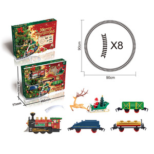 2024 árbol <span class=keywords><strong>de</strong></span> Navidad <span class=keywords><strong>tren</strong></span> ferroviario con música eléctrica decoraciones navideñas, juguetes tragamonedas <span class=keywords><strong>de</strong></span> Navidad HN967623 - Product Image 3