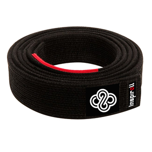 Ceintures de Jiu-Jitsu Brésilien Noires pour Maîtres - <span class=keywords><strong>Ceinture</strong></span> de Jiu-Jitsu Brésilien Officielle de Haute Qualité /Noir /Rayures Noires - Product Image 1