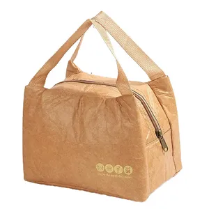 Tyvek Insulated Cooler <b>Lunch</b> <b>Bag</b> Waterproof Reusable Thermal Paper <b>Lunch</b> Tote for Food Storage Picnic - Product Image 1