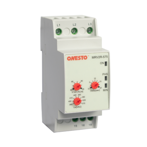 Relé de Monitoreo de Voltaje ONESTO, Relé Trifásico para Regulador de Voltaje, Relés de Falla de Fase - Product Image 1