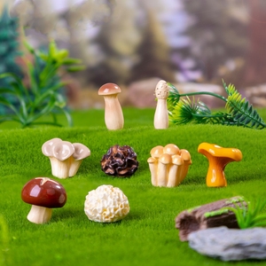 Micro Paysage Simulation DIY Décoration 11 Styles Mini Résine Artisanat Bouteille Ornement Alimentaire Champignon Style pour Jardin & Cadeaux - Product Image 1
