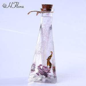 Hfloral une usine d'approvisionnement de qualité fleurs séchées en gros fleur flottante préservée longue durée dans une bouteille en verre pour la Saint-Valentin - Product Image 6