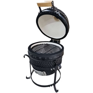 <span class=keywords><strong>Grill</strong></span> Kamado de table de petite taille de la marque Kimstone, four en céramique de 13 pouces, barbecue au charbon de bois - Product Image 6