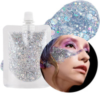 Professionnel Glitter Colle Maquillage Brillant Cosmétique Grade Glitter Corps Glitter Gel Pour Cheveux Visage Corps En Gros Cosmétiques