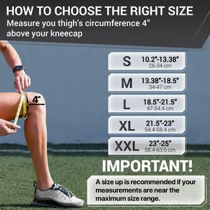 <span class=keywords><strong>Rodillera</strong></span> deportiva-Soporte antideslizante para correr, baloncesto, levantamiento de pesas y entrenamientos de gimnasio-Acolchado amortiguador - Product Image 2