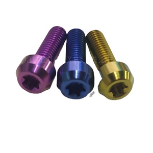 Tornillo de Cabeza Hexagonal de Titanio con Certificación ISO/JIS, Tono Dorado, Rosca Fina M5, Fabricante Personalizado, Tornillo Métrico para Ensamblaje Industrial - Product Image 5