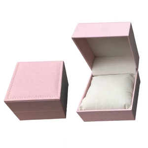 Wholesale Simplicity Single <b>Watch</b> Boxes & Cases for <b>Woman</b>, Factory Direct Custom Logo Pink Gift Boxes For Mechanical <b>watch</b> - Product Image 3