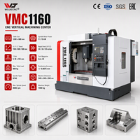Centre d'usinage CNC vertical VMC 5 axes 4 axes Taiwan VMC650 VMC850 VMC1160