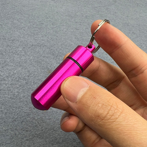 Kotak Pil Perjalanan dari Aluminium Alloy EDC, Kotak Penyimpanan Pil Mini yang Lucu - Product Image 2