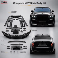 Kit carrosserie en fibre de carbone pour Rolls-Royce Phantom, style MSY, pare-chocs avant et arrière, ailerons, kit carrosserie