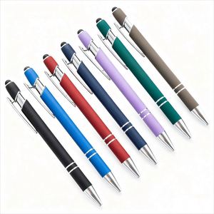 High-Grade Custom Logo Metal Ballpoint <b>Pens</b> Universal for Stylus Advertising in Various Colors Selling Well - Product Image 1