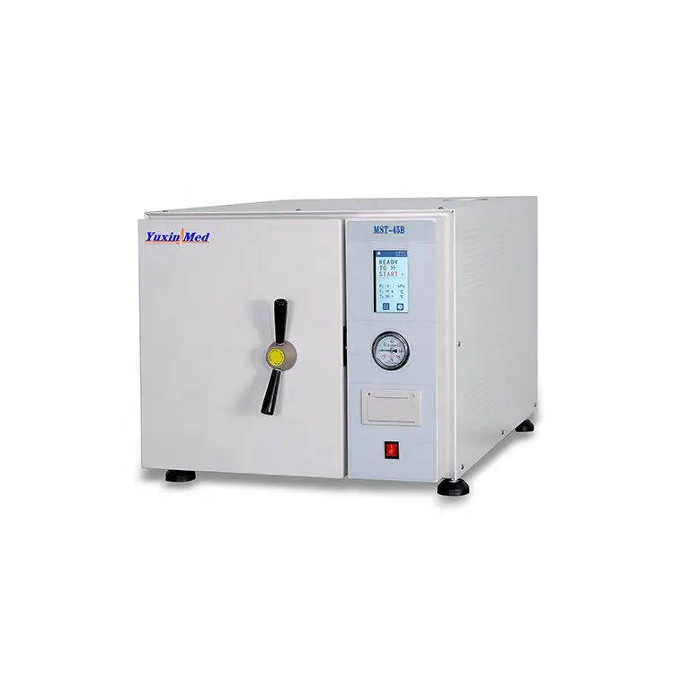 MST-23 desktop small sterilizer autoclave touch screen operation touch screen operation Class I laboratory and hospital
