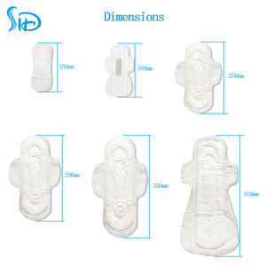 슈퍼 긴 밤 410MM 최고의 품질 면화 위생 냅킨 날개 레이디 패드 브랜드 이름 중국 위생 냅킨 - Product Image 6
