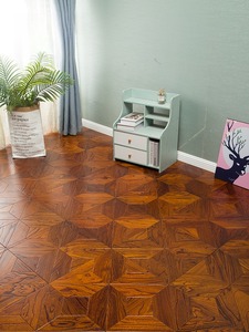 Plancher en bois d'ingénierie en teck européen Chêne massif Noyer noir pour parquet de salon Parquet en bois - Product Image 5