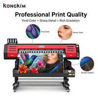 Impresora Eco Solvente de Alta Precisión Kongkim 1.3m Dual I3200 para Vinilos y Señalización