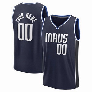 Venta al por mayor <span class=keywords><strong>de</strong></span> alta calidad barato <span class=keywords><strong>baloncesto</strong></span> americano cosido impreso Jersey Venta caliente NBaing Dallas todos los jugadores ropa deportiva <span class=keywords><strong>camisetas</strong></span> - Product Image 4