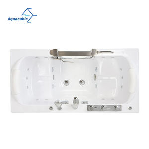 <span class=keywords><strong>Porte</strong></span> en verre de massage tourbillon en usine en Chine Vieil homme Massage autoportant Acrylique Promenade dans la <span class=keywords><strong>baignoire</strong></span> - Product Image 5