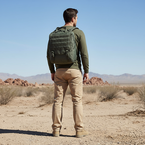 Mochila Táctica para Portátil al por Mayor, Impermeable, para Aventuras al Aire Libre, Camping, Antirrobo, Deportiva, de Poliéster, para Viajes - Product Image 3