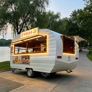 Mobile Food Trailer Europe Standard Food Truck Mobile Kitchen Catering Trailert Ice Cream Trailer Mobile Coffee Cart - Product Image 6