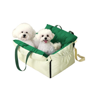 Detachable Protective Modern Rectangle Comfortable Dog Car Seat Booster Washable Travel Carrier <strong>Bed</strong> Portable for Small Pet Dogs - Product Image 1