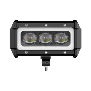 Nouvelle barre lumineuse LED de 5 pouces 55W 12V, accessoires tout-terrain, phare de travail LED à faisceau spot pour voitures 4x4, camions, SUV et 4WD, lampe antibrouillard de conduite - Product Image 2