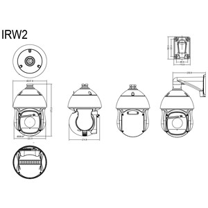 Commercial-grade CMOS Laser Night Vision Zoom Network Long Range Speed Dome PTZ <strong>Camera</strong> with SD Card and Motion Detection - Product Image 6