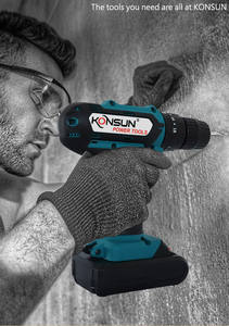 Juego <span class=keywords><strong>de</strong></span> Taladro Inalámbrico KONSUN 16.8V/21V |   Herramienta Eléctrica con Mandril sin Llave <span class=keywords><strong>de</strong></span> Velocidad Variable para Bricolaje y Trabajos en Madera |   Soporte OEM para Baterías <span class=keywords><strong>de</strong></span> Litio - Product Image 4