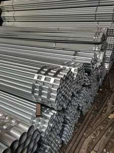 Tuyau rond galvanisé à chaud de haute qualité, facile à installer, soudé par électrofusion, <span class=keywords><strong>diamètre</strong></span> extérieur 26,7/33,4/42,2, Q235B Q355B - Product Image 4